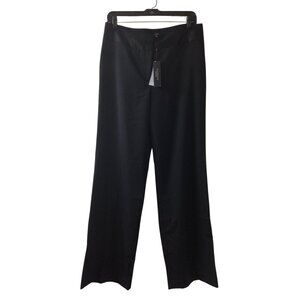 NWT Talbots Pants Women’s 8 Black Heritage Dress Pant Wide Leg Trousers Slacks